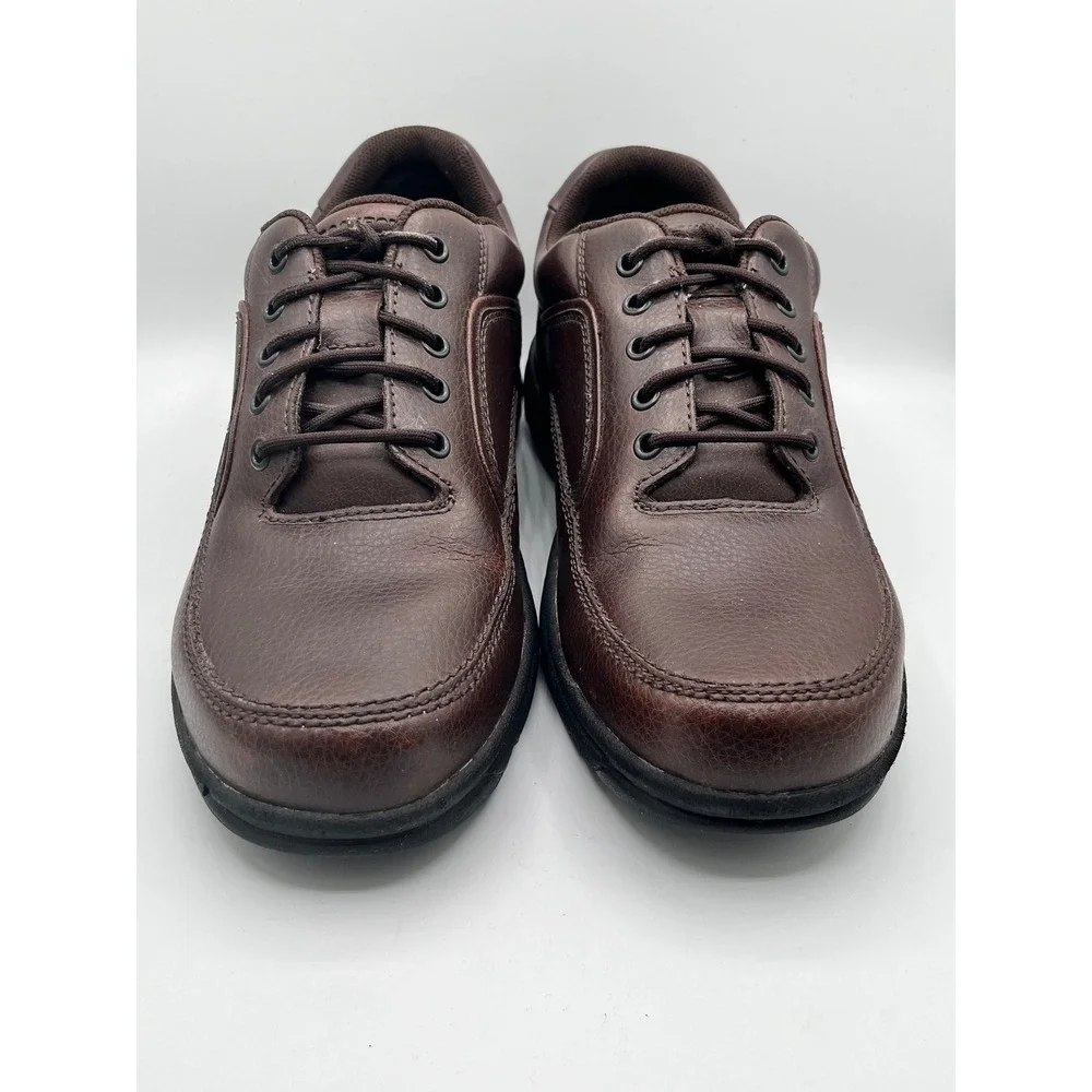 Rockport Men World Tour Classic Brown Leather Walking Shoes K71201 Size 11.5 M